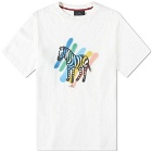 Paul Smith Men's Broad Stripe Zebra T-Shirt in White