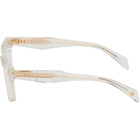 Dita Transparent & Gold Monolix Optical Glasses
