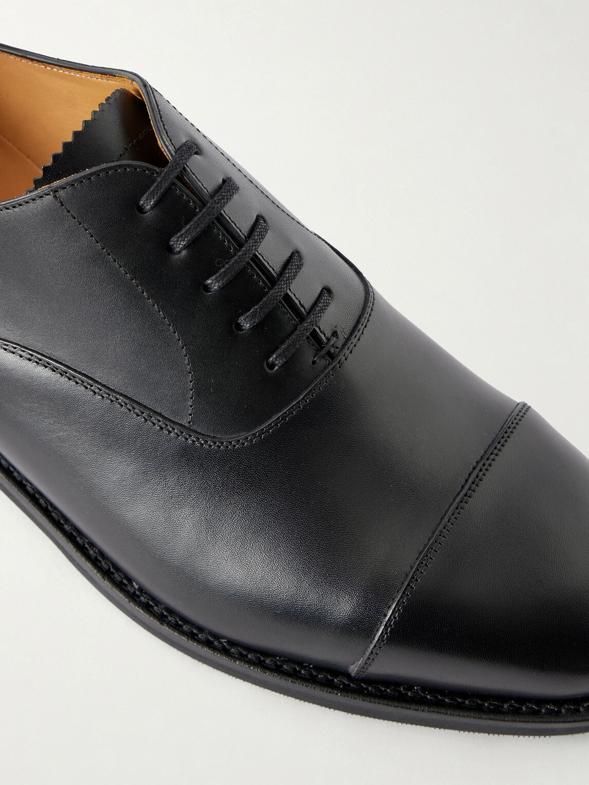 MORJAS - Leather Oxford Shoes - Black