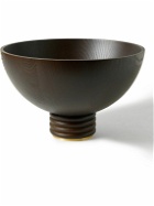 L'Objet - Alhambra Large Smoked Ash and Brass Bowl