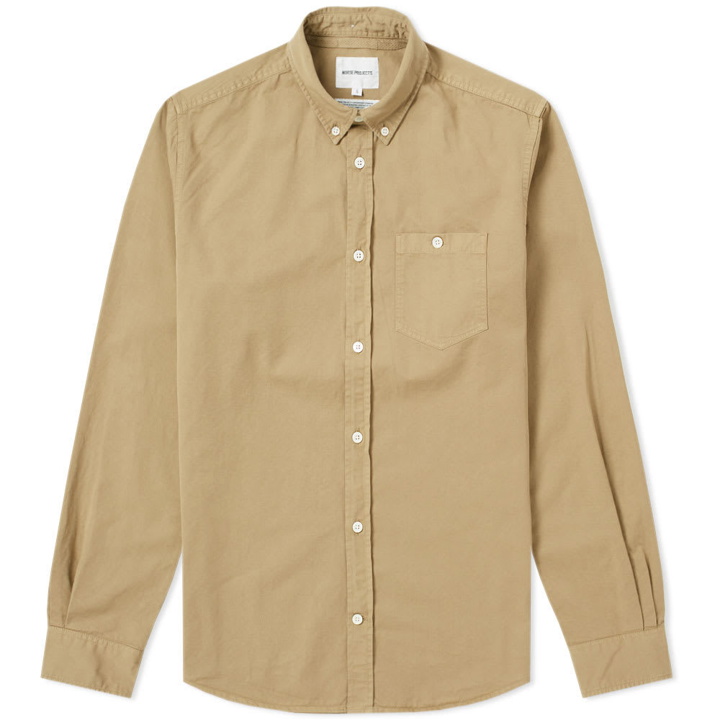 Photo: Norse Projects Anton Twill Shirt Green