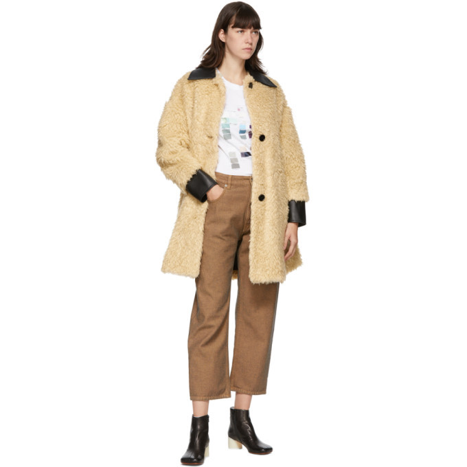 MM6 Maison Margiela Beige Dyed Jeans MM6 Maison Margiela