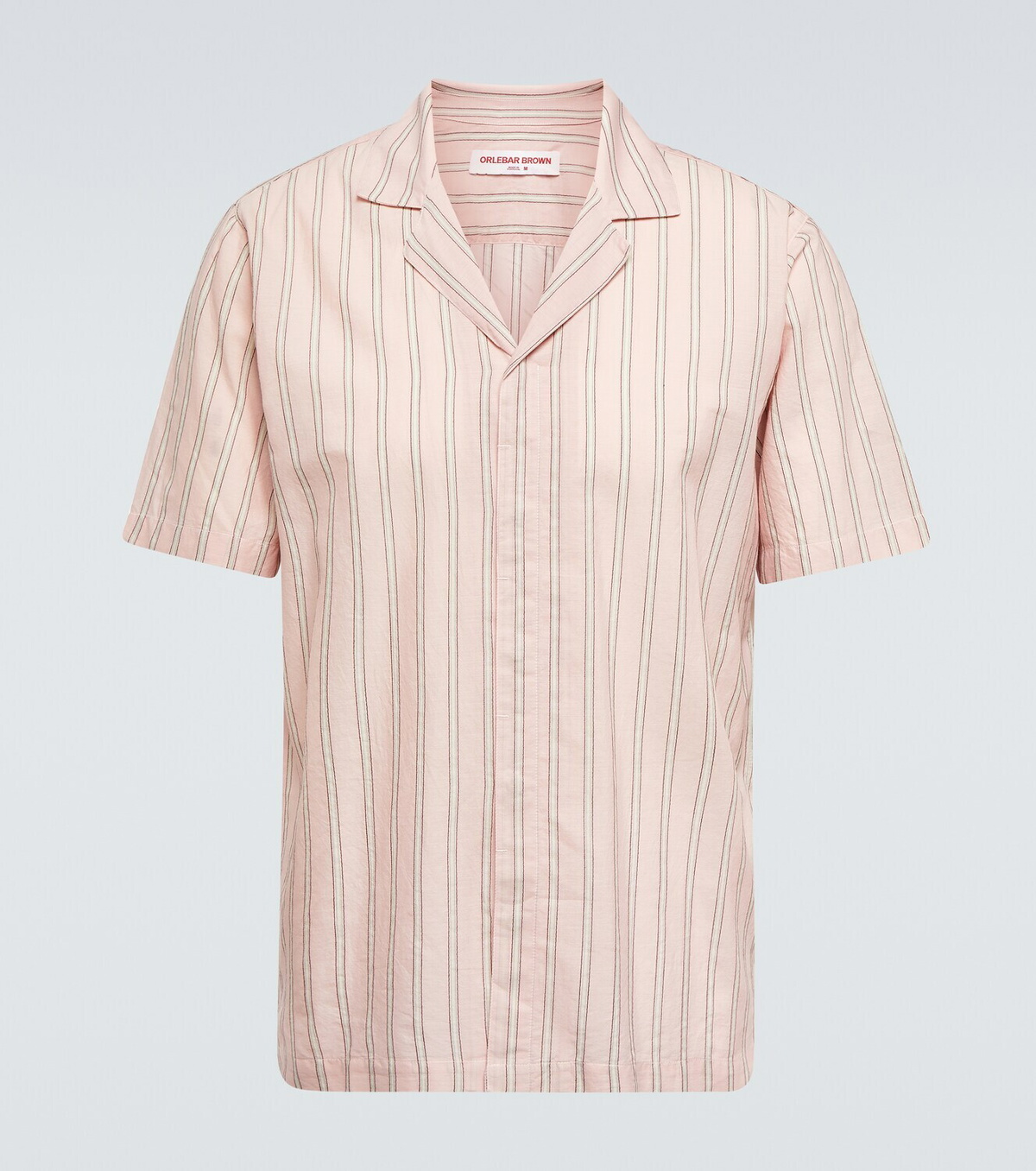Orlebar Brown Maitan striped cotton shirt