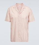 Orlebar Brown Maitan striped cotton shirt