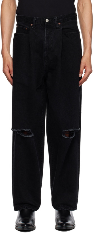 Photo: stein Black Vintage Reproduction Jeans
