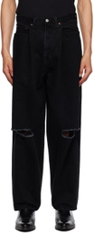 stein Black Vintage Reproduction Jeans