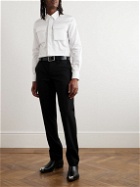 Alexander McQueen - Cutaway-Collar Cotton-Sateen Shirt - White