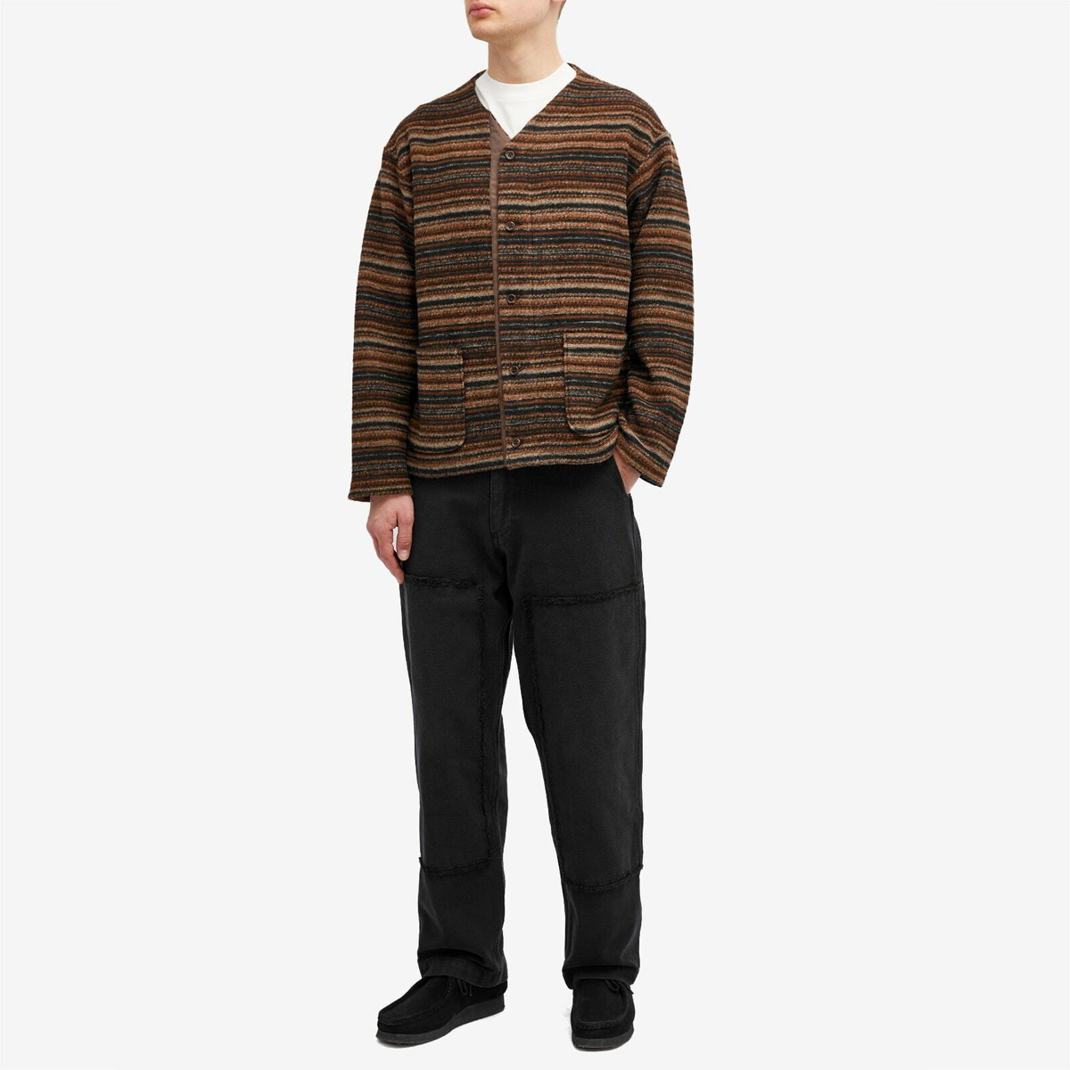 Heresy Men's Scraggy Workwear Trousers in Black