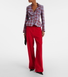 Vivienne Westwood Tartan linen blazer