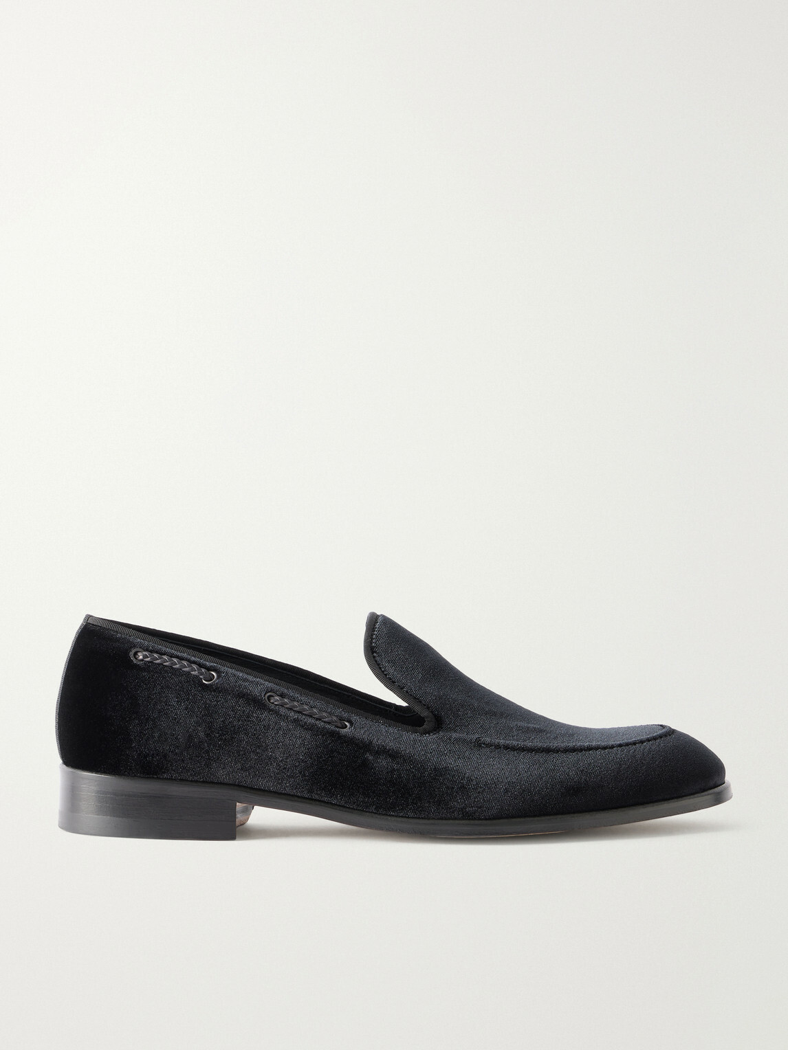 Mr P. - Velvet Loafers - Black