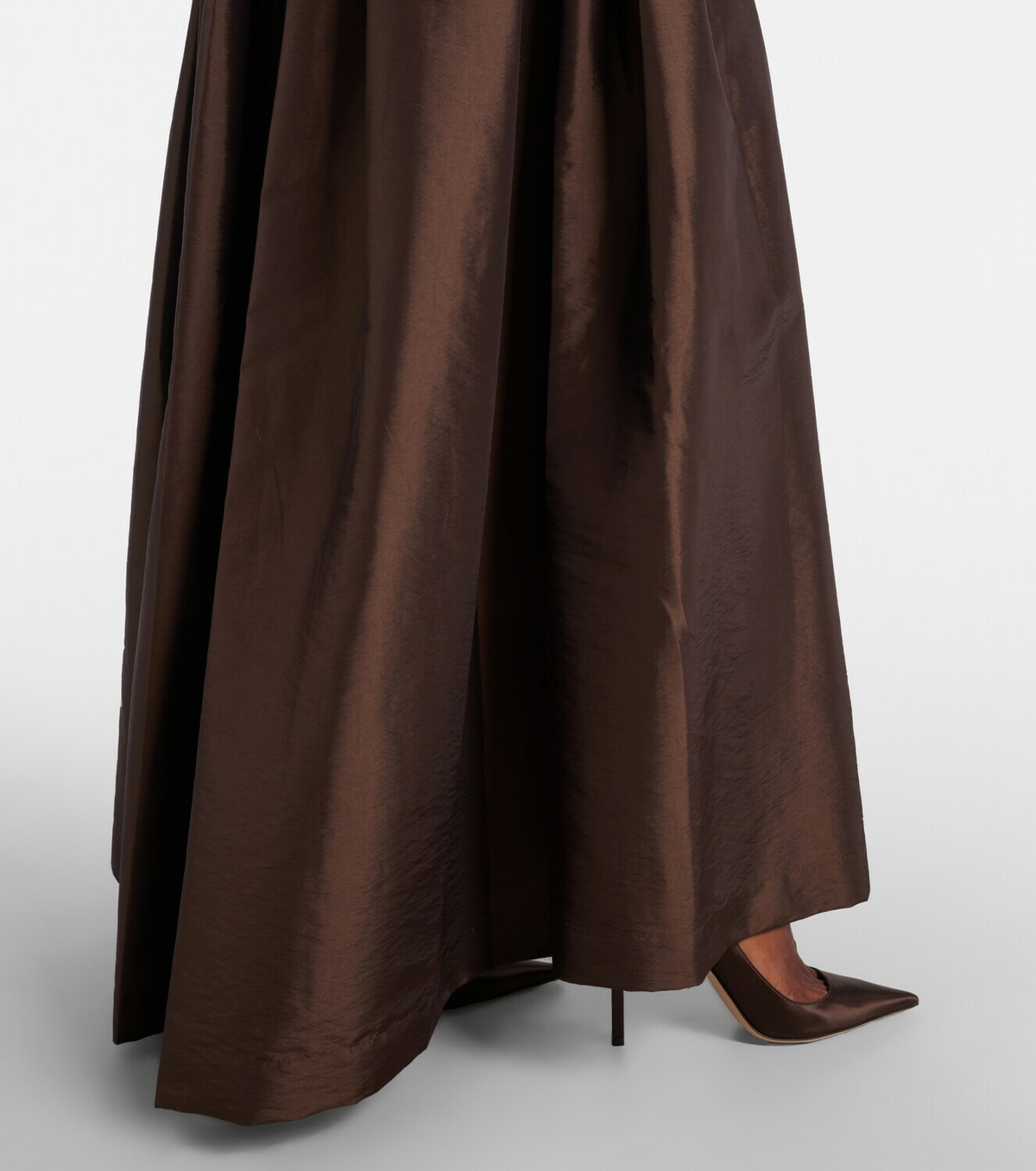 Simkhai Julip belted taffetta gown
