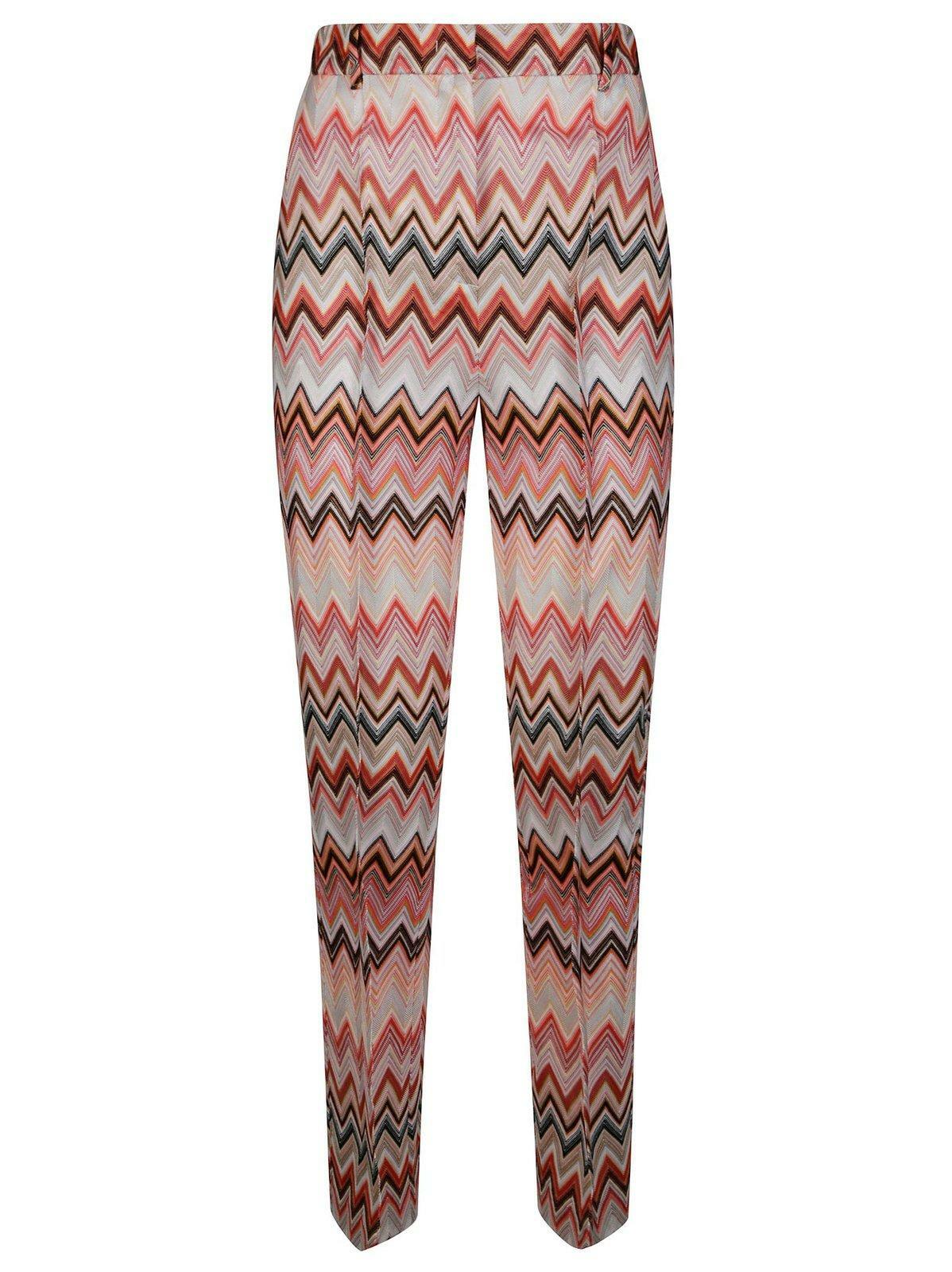 パンツ MISSONI Patterned trousers Multicolor Missoni Zigzag Patterned Trousers Missoni