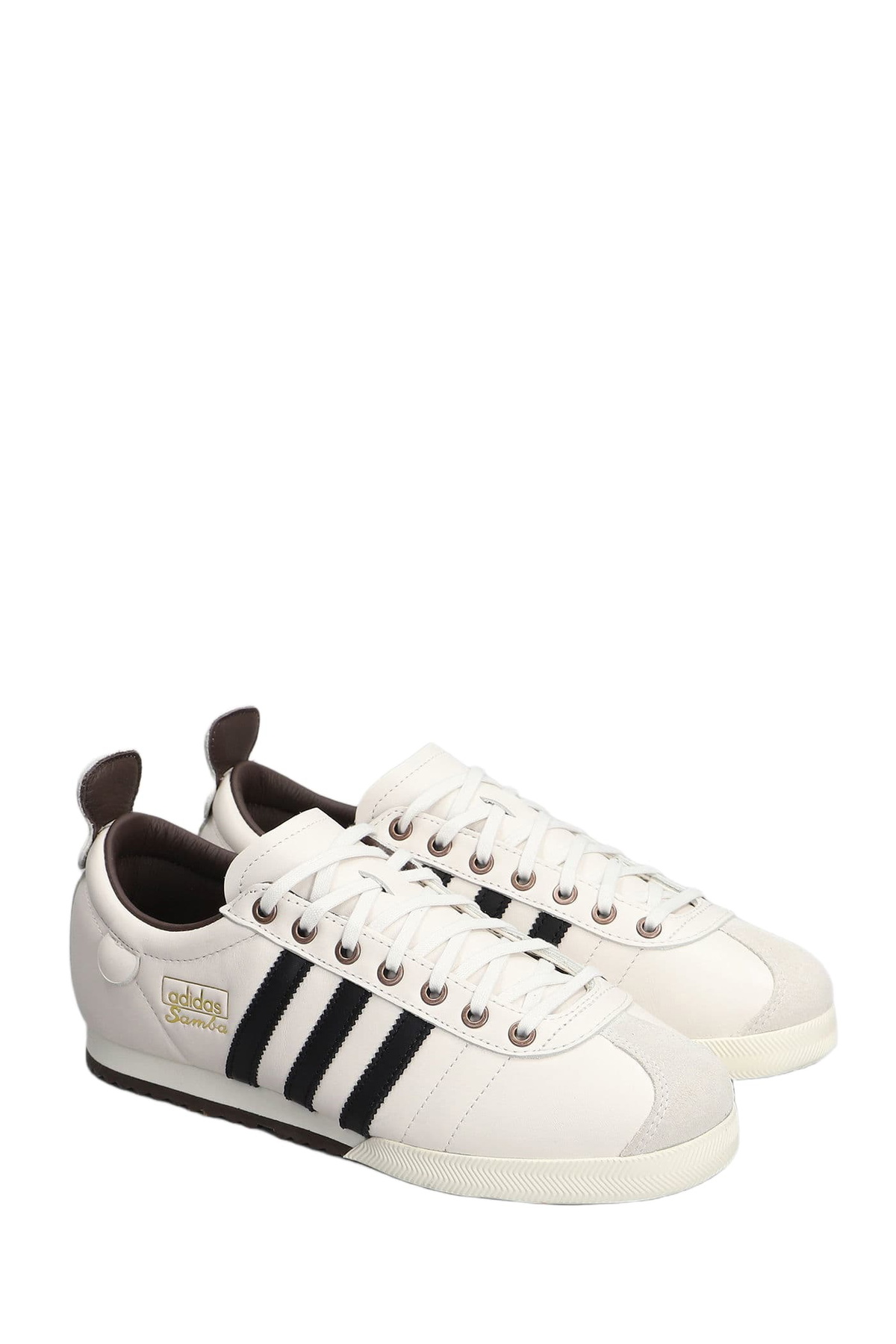 Adidas Samba 62 Sneakers In White Leather adidas