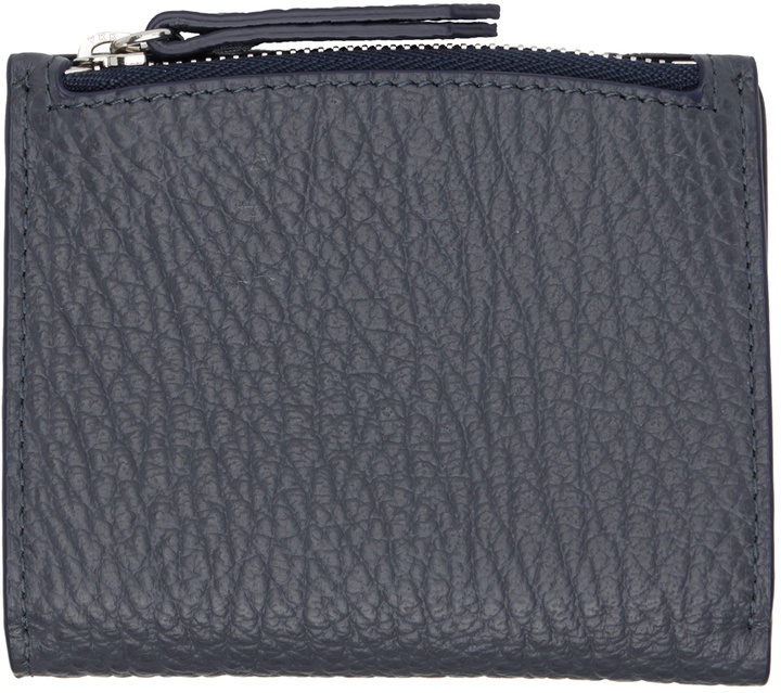 Photo: Maison Margiela Navy Four Stitches Wallet