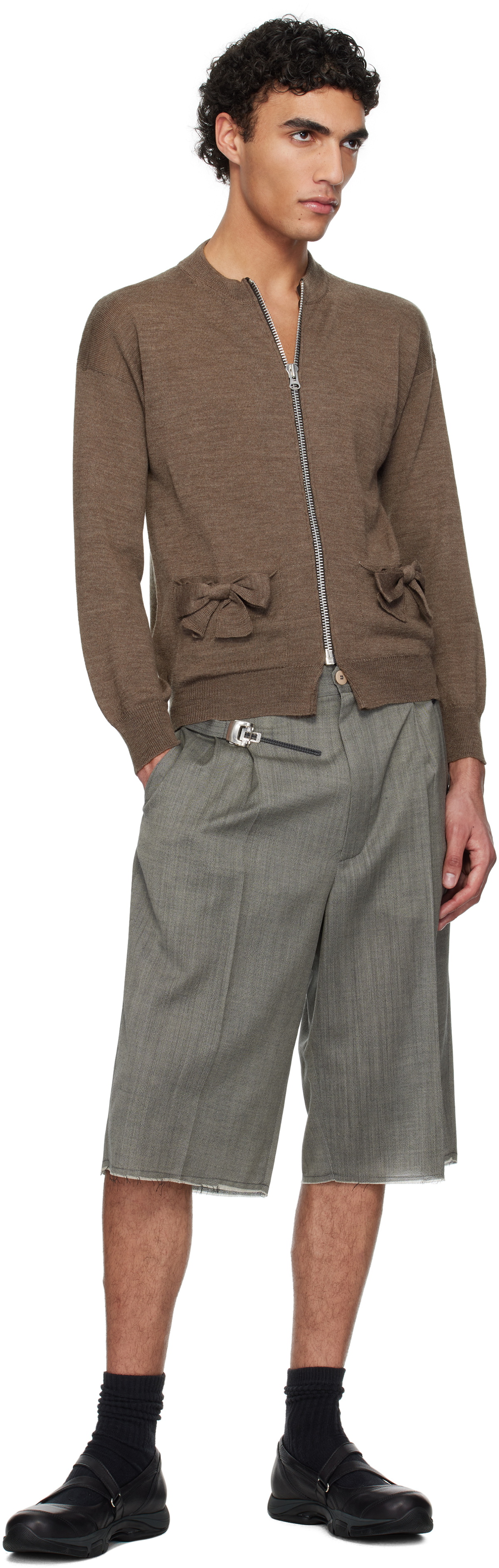 【関税込み】Magliano ブラウン Bebe カーディガン Magliano Brown Bebè Cardigan Magliano