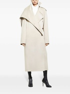 Courrèges Neutral Long Trench Coat