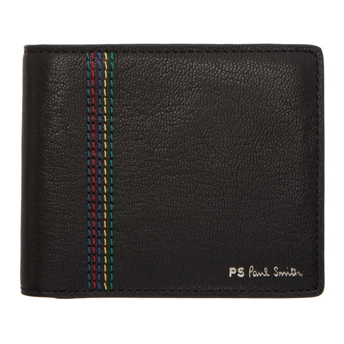 Photo: PS by Paul Smith Black Striped Bifold Wallet