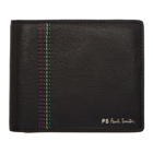 PS by Paul Smith Black Striped Bifold Wallet