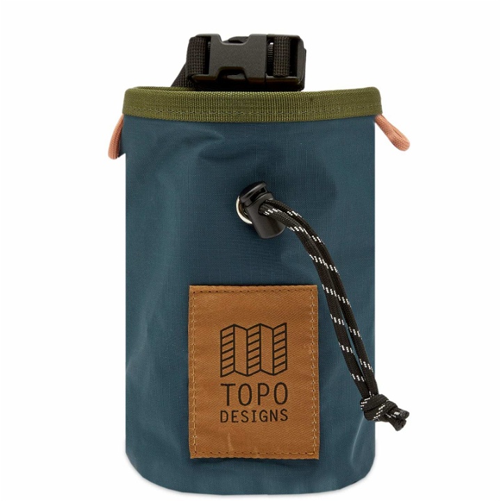 Photo: Topo Designs Mountain Chalk Bag in Pond Blue