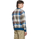 Noah NYC Multicolor Plaid Bomber Jacket