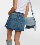 Y/Project Y Belt denim miniskirt