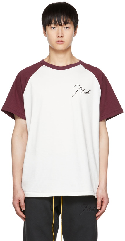Photo: Rhude White Embroidered T-Shirt