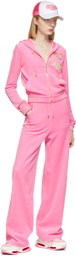 Balmain Pink Mattel Edition Cropped Barbie Hoodie