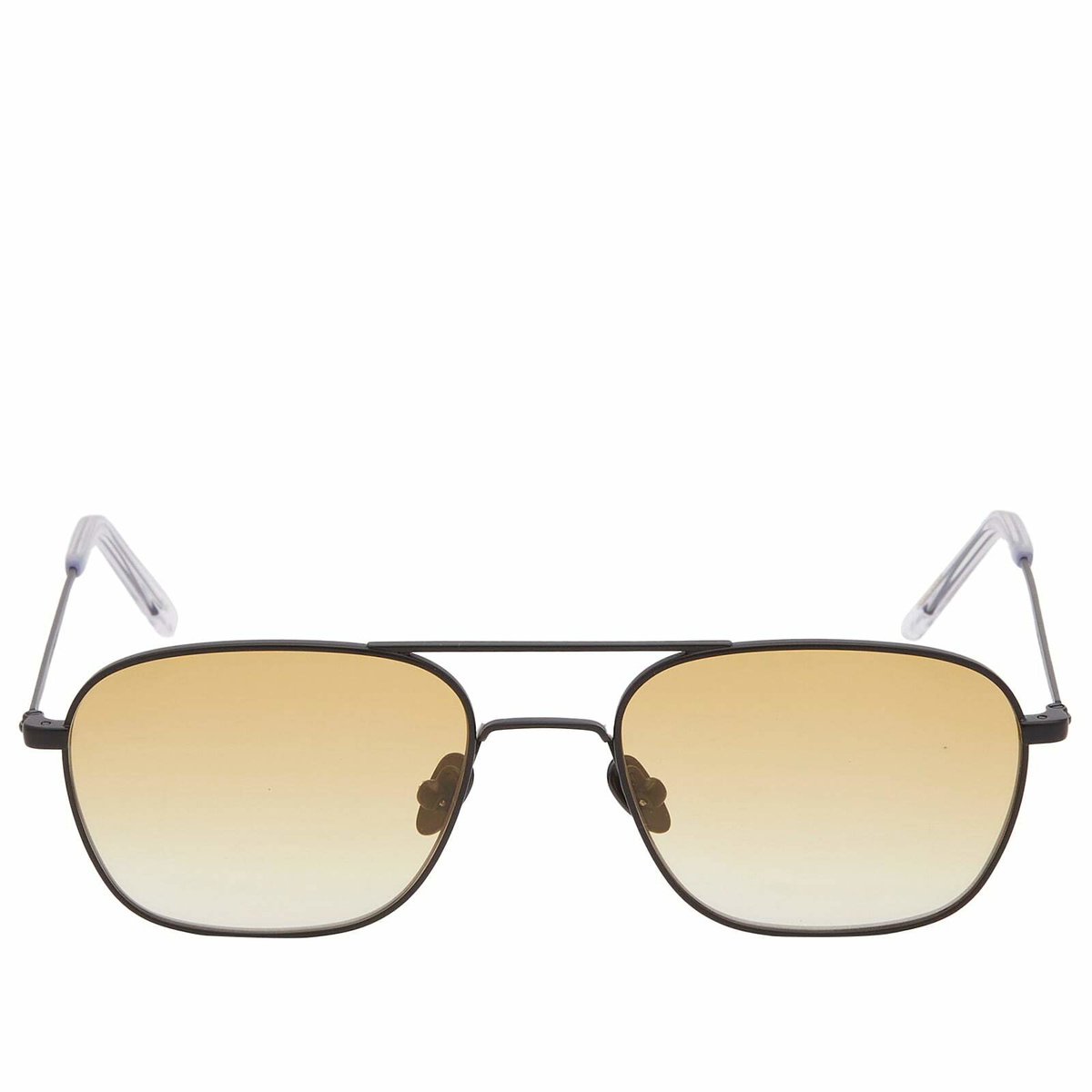 Monokel Dion Matt Sunglasses in Black/Yellow 