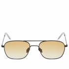 Monokel Dion Matt Sunglasses in Black/Yellow 