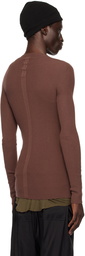 Rick Owens Brown Porterville Rib Sweater