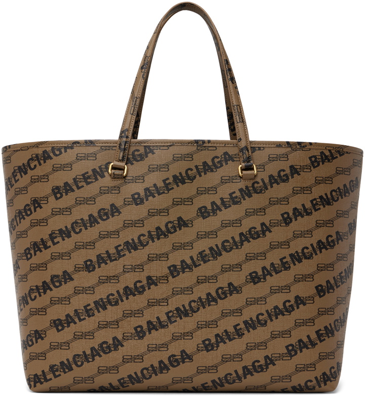 Photo: Balenciaga Brown Signature Shopper Tote