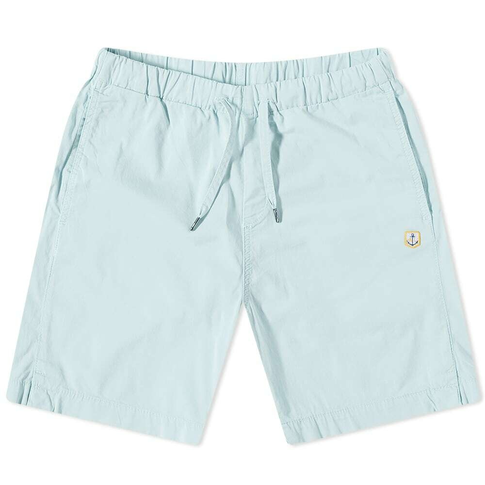Photo: Armor-Lux Men's Drawstring Shorts in Cloud