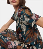 'S Max Mara Paolo floral silk midi dress
