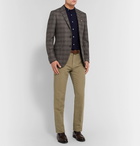 Etro - Grey Slim-Fit Checked Wool Blazer - Gray