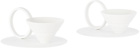 Editions Milano White Circle Coffee Cup & Saucer