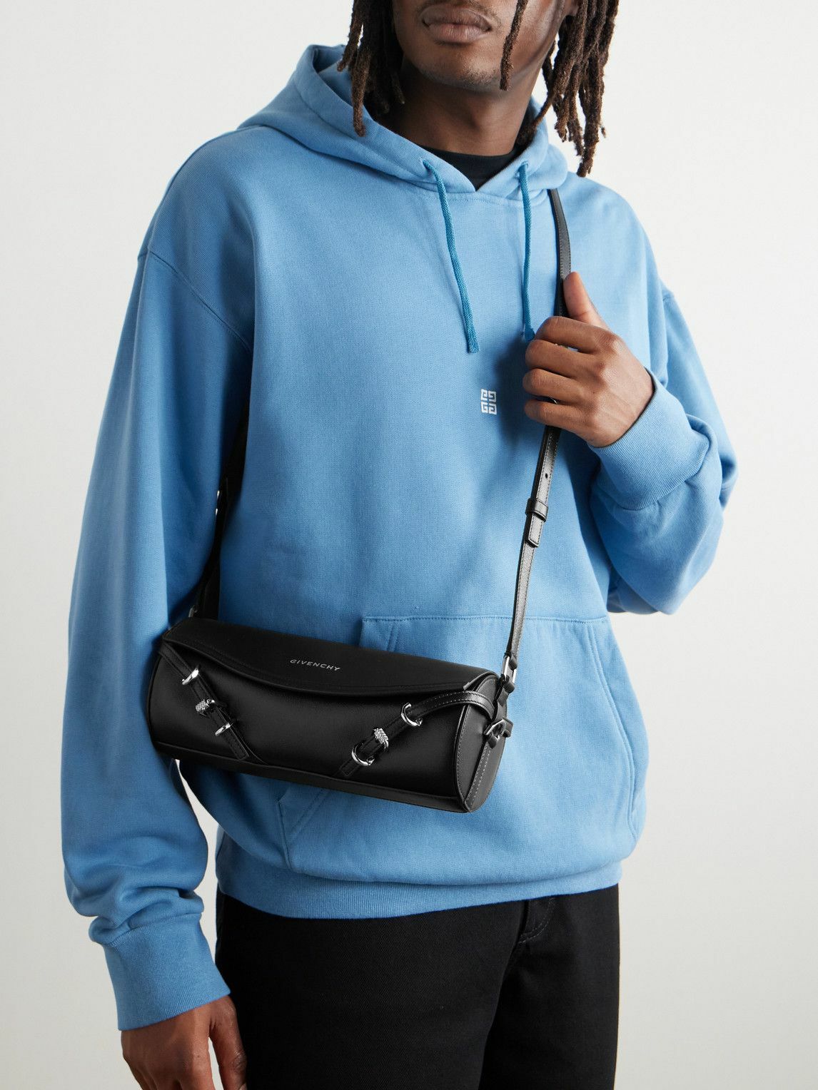 ショルダーバッグ Givenchy Voyou Roller Bag Voyou Roller bag in grained leather in - black | Givenchy US