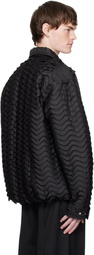 Toga Virilis Black Wave Quilting Jacket