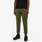 Alexander McQueen Men's Graffiti Logo Sweat Pant in Khk&Blck