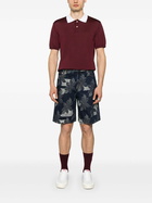 Gucci Floral-Jacquard Denim Shorts