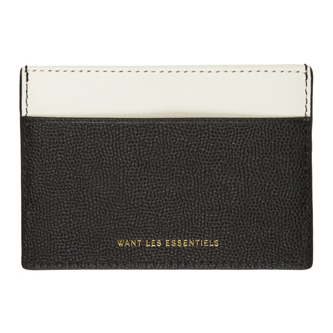 Photo: Want Les Essentiels Grey and Black Card Holder