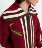 Alémais x Mokshini mohair and wool-blend cardigan