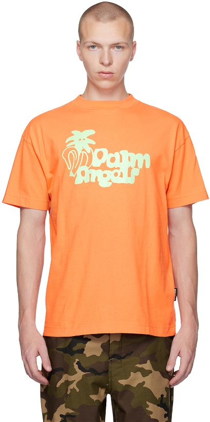 Photo: Palm Angels Orange Jimmy T-Shirt