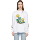 Bianca Chandon White Cactus Long Sleeve T-Shirt