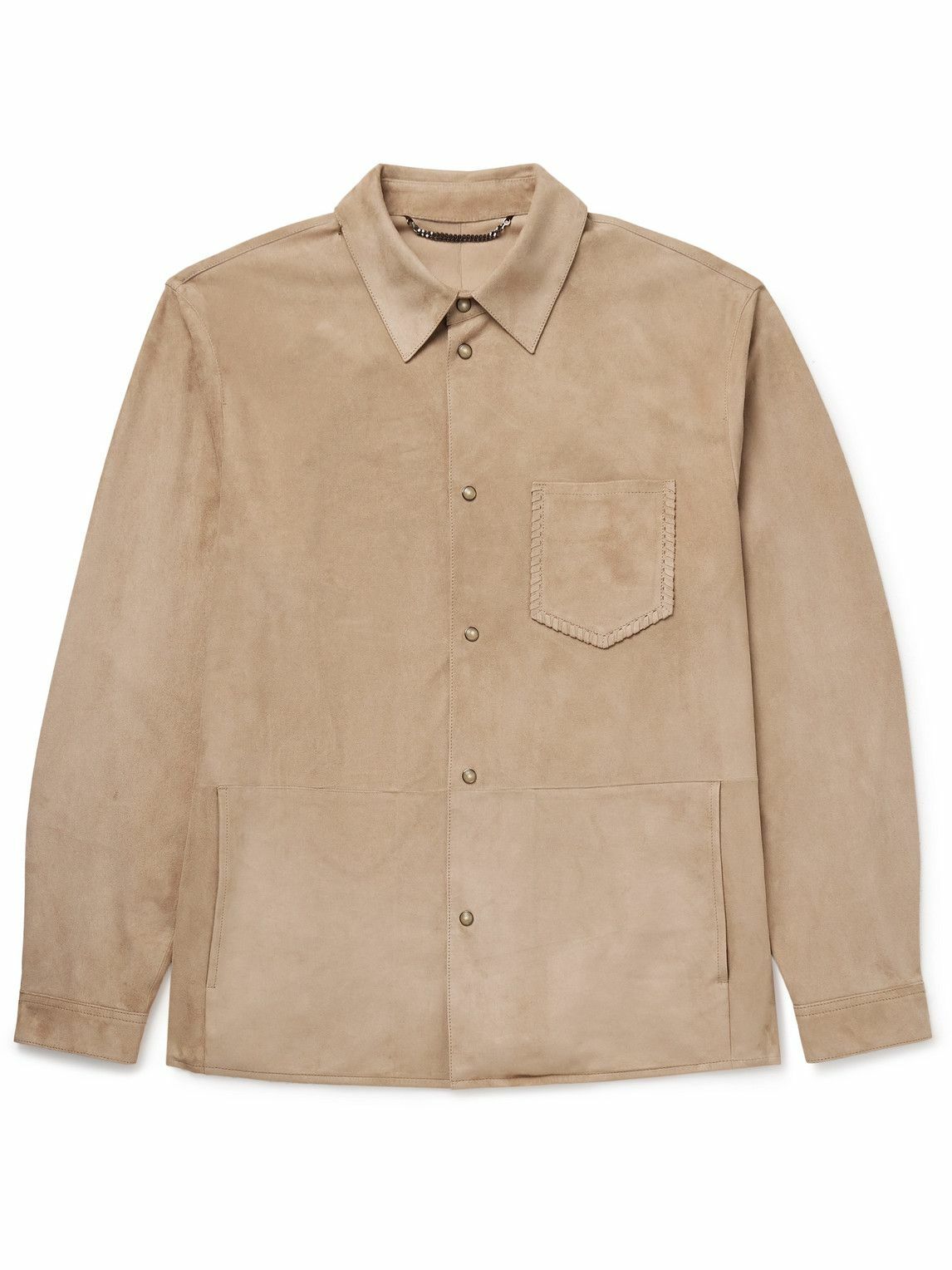 Canali - Suede Overshirt - Neutrals