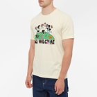 Good Morning Tapes Men's All Welcome Garden T-Shirt in Natural