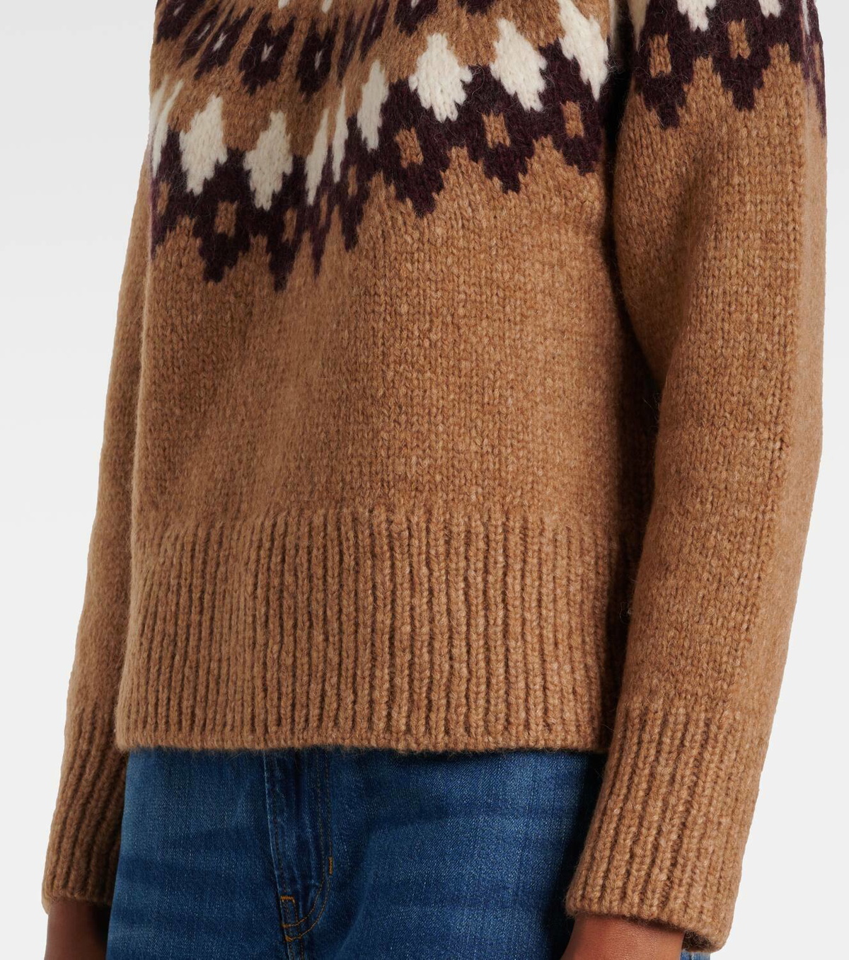 Veronica Beard Anne Fair Isle alpaca-blend sweater