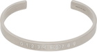 MM6 Maison Margiela Silver Numeric Cuff Bracelet