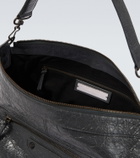 Balenciaga Le City Moto Medium leather shoulder bag