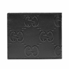 Gucci Men's GG Embossed Wallet in Black