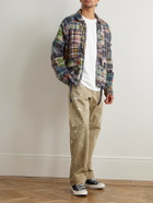 RRL - Straight-Leg Distressed Cotton-Twill Pants - Green